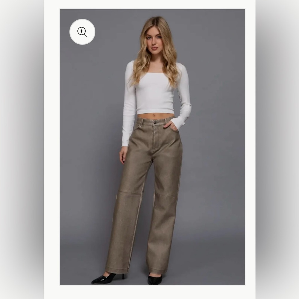 Washed Faux Pant - Picture 3 of 3